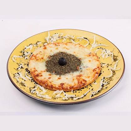 Manakish Zaatar With Cheese