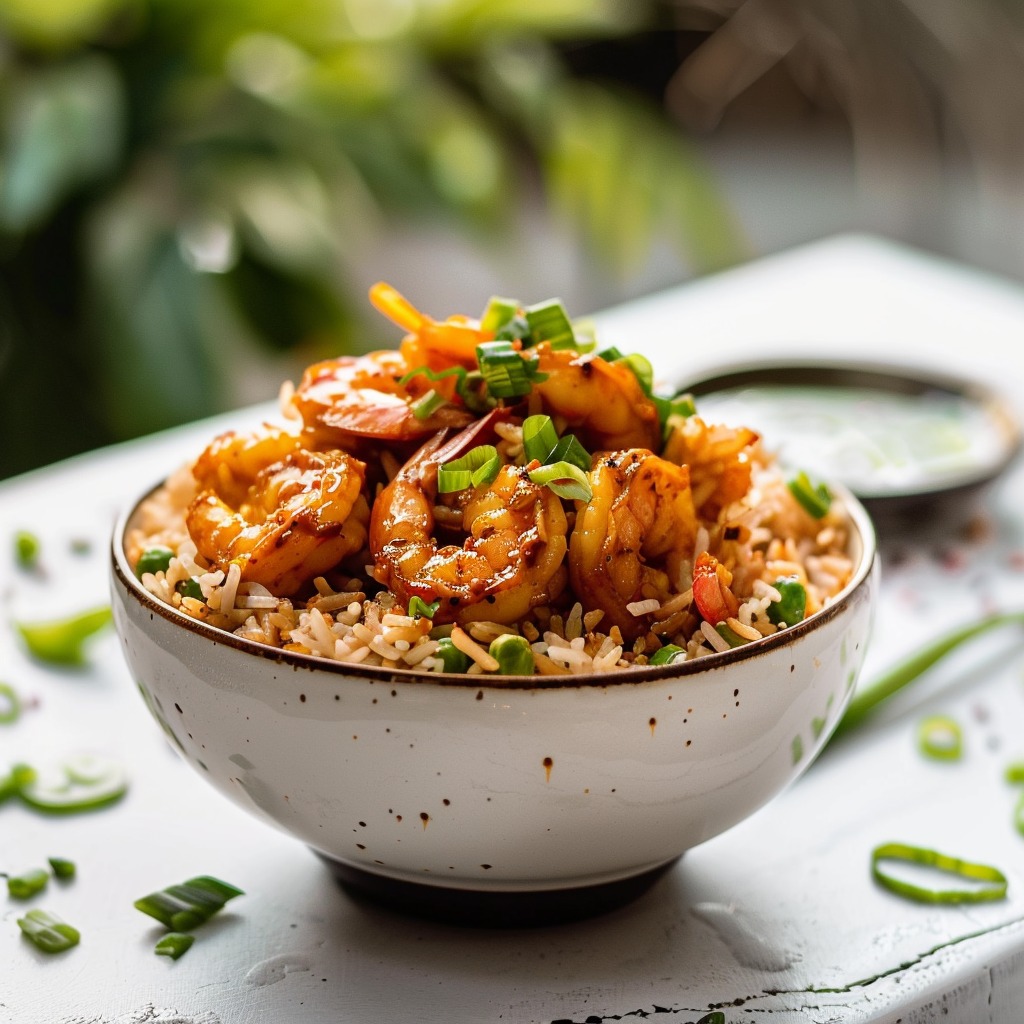 Prawns Schezwan Fried Rice