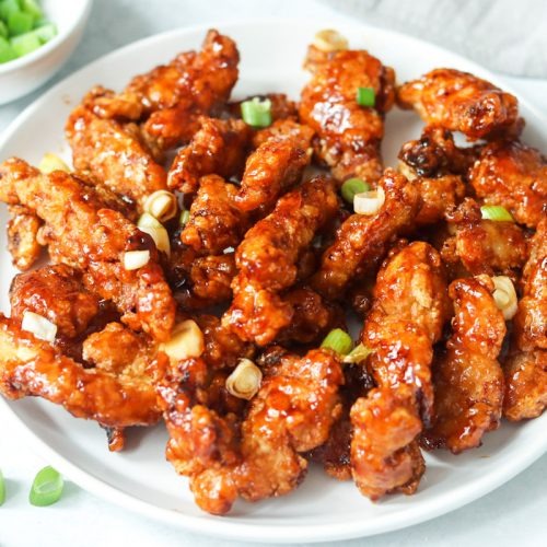 Shredded Crispy Chilli Chicken Dry